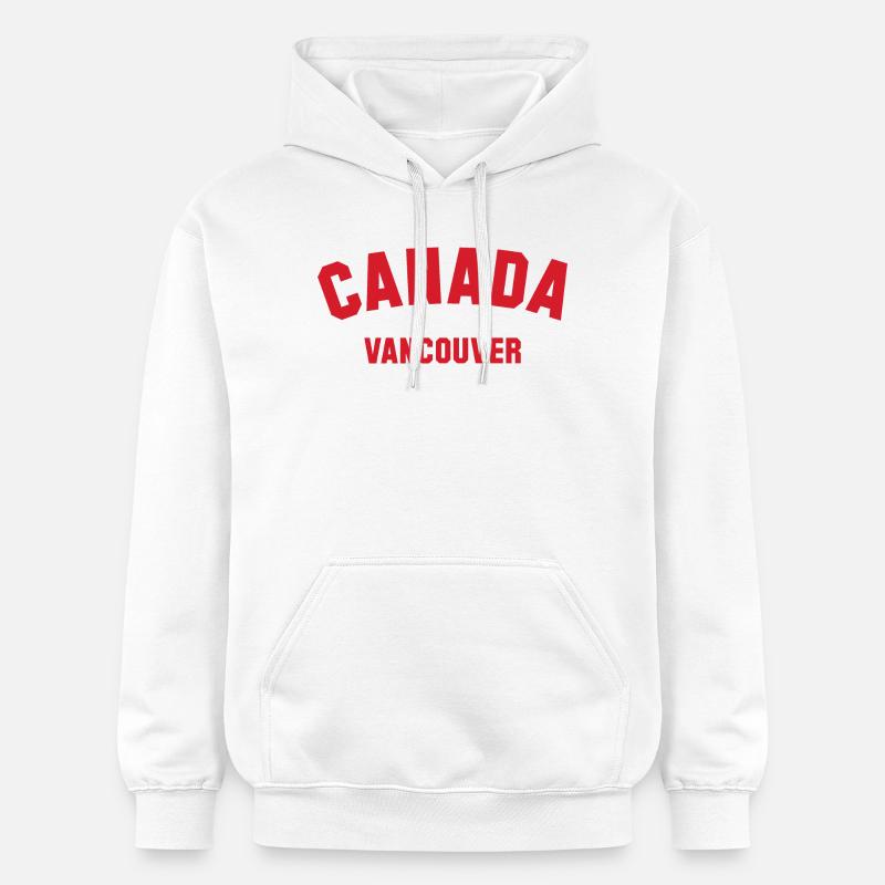 VANCOUVER, Canada Kanada - Sweat à capuche Softstyle® Gildan Unisexe - blanc