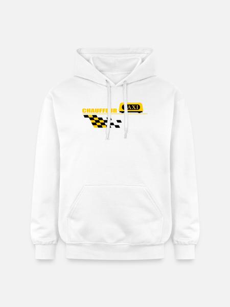 Taxi driver - Gildan Unisex Softstyle® Midweight Hoodie - white