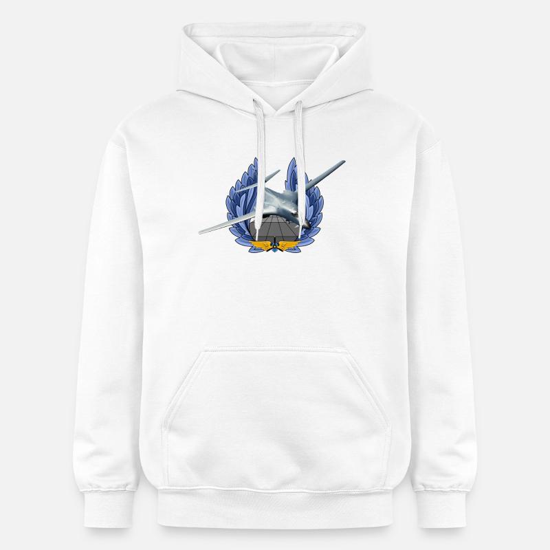 B-1B Lancer - Sweat à capuche Softstyle® Gildan Unisexe - blanc