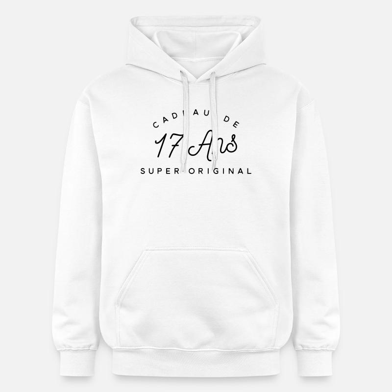 Cadeau 17 ans  - Sweat à capuche Softstyle® Gildan Unisexe - blanc