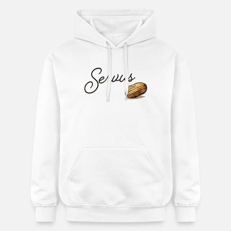Conception du scénario de Serius Mandel - Sweat à capuche Softstyle® Gildan Unisexe - blanc