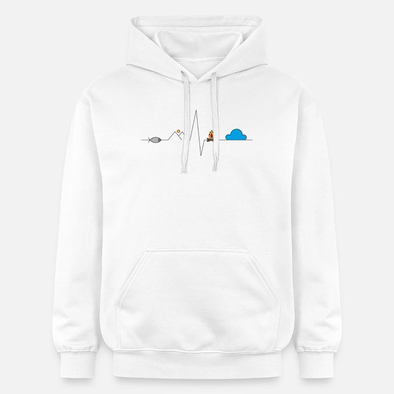 Aventure - Sweat à capuche Softstyle® Gildan Unisexe - blanc