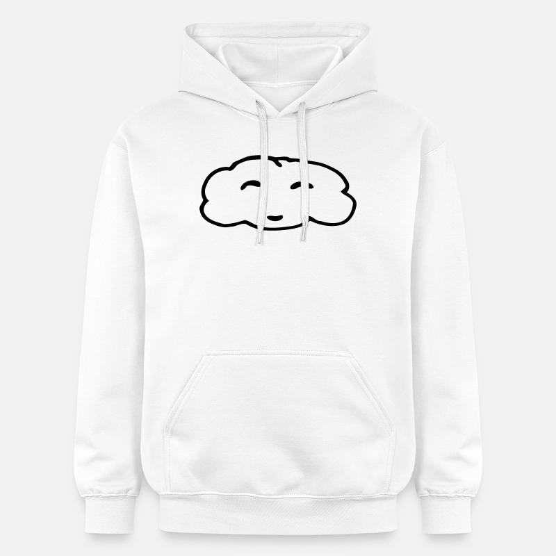 Nuage - Sweat à capuche Softstyle® Gildan Unisexe - blanc