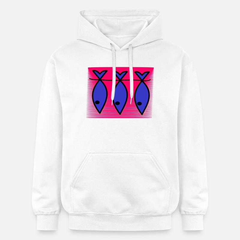 RETRAITE. BONNE RETRAITE. JOYEUSE RETRAITE - Sweat à capuche Softstyle® Gildan Unisexe - blanc