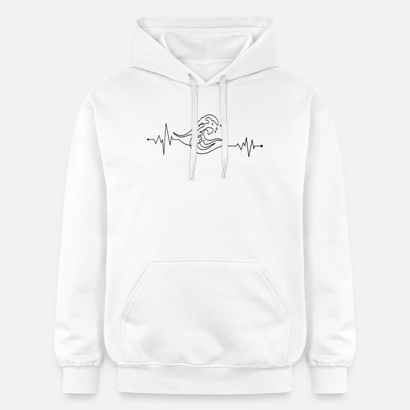 design_not_provided - Sweat à capuche Softstyle® Gildan Unisexe - blanc