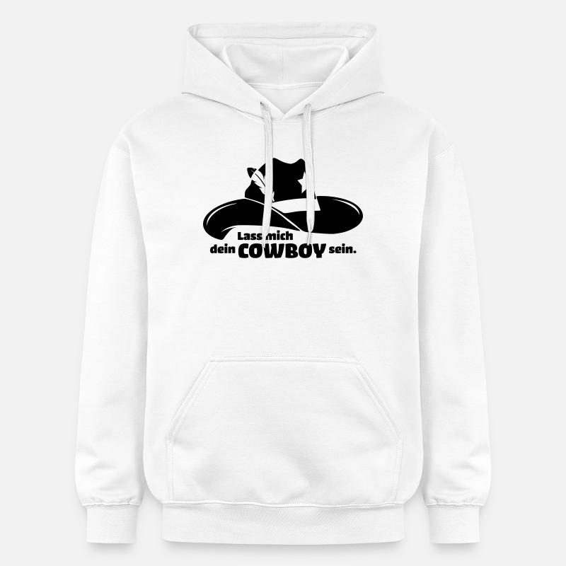 Cowboy Carnaval Fête De Carnaval - Sweat à capuche Softstyle® Gildan Unisexe - blanc