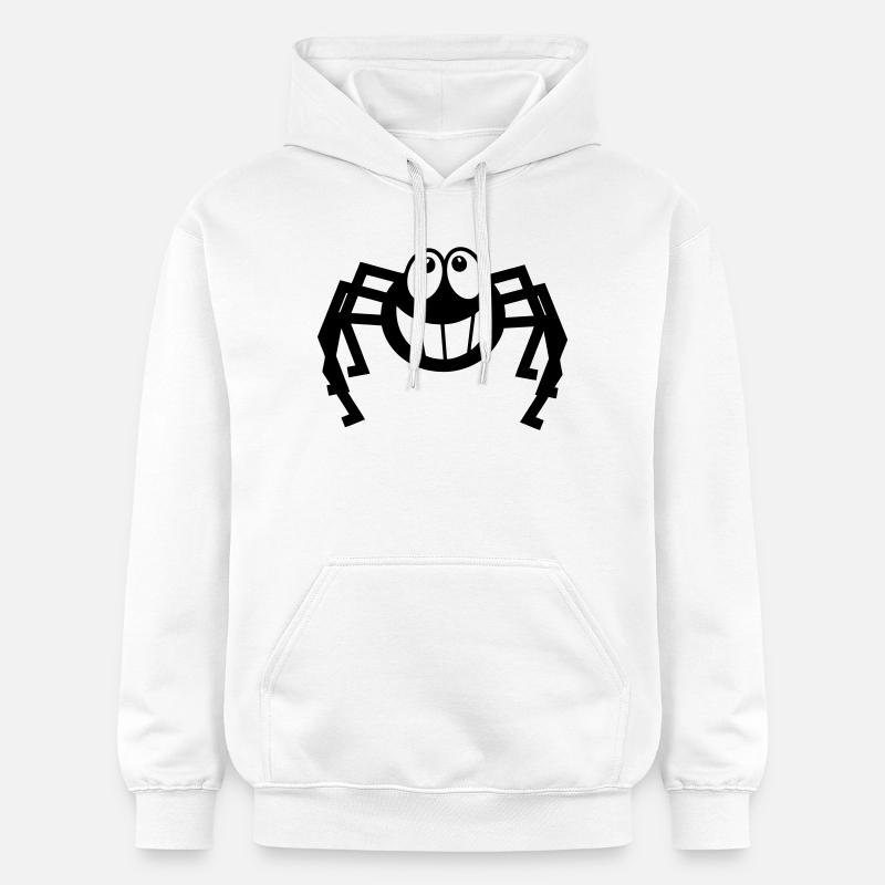 Araignée riant - Sweat à capuche Softstyle® Gildan Unisexe - blanc