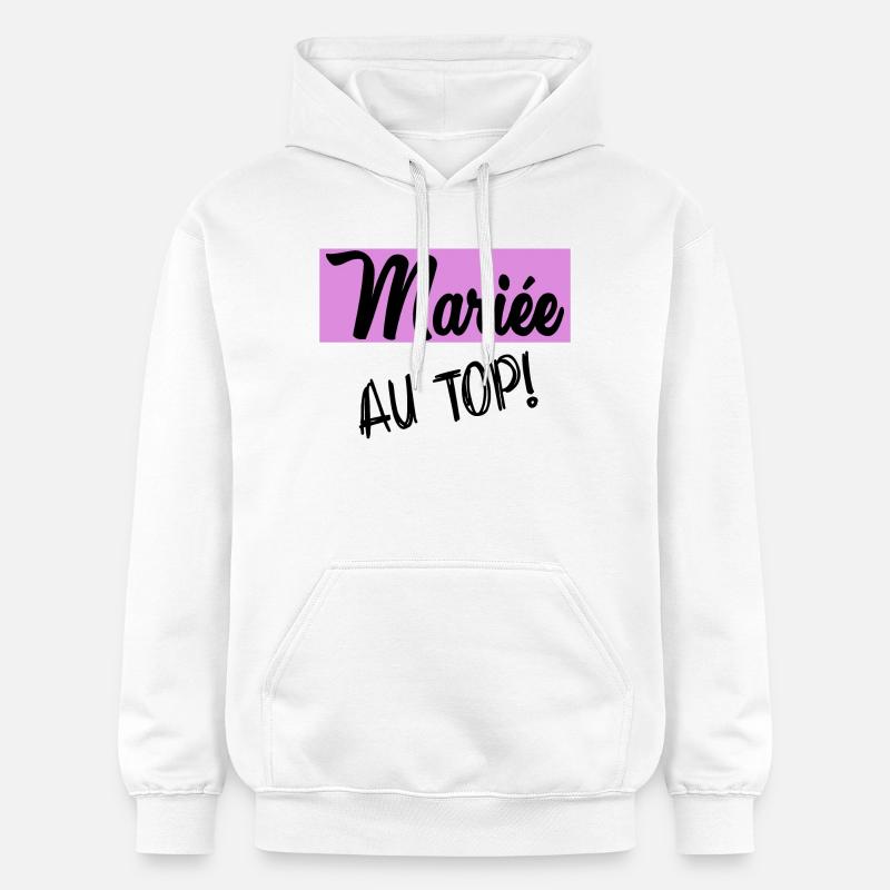 MARIEE. FUTURE MARIEE. EVJF - Sweat à capuche Softstyle® Gildan Unisexe - blanc