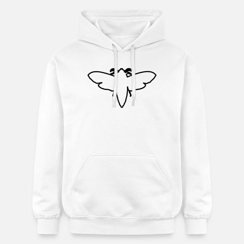 Papillon de nuit 2 - Sweat à capuche Softstyle® Gildan Unisexe - blanc