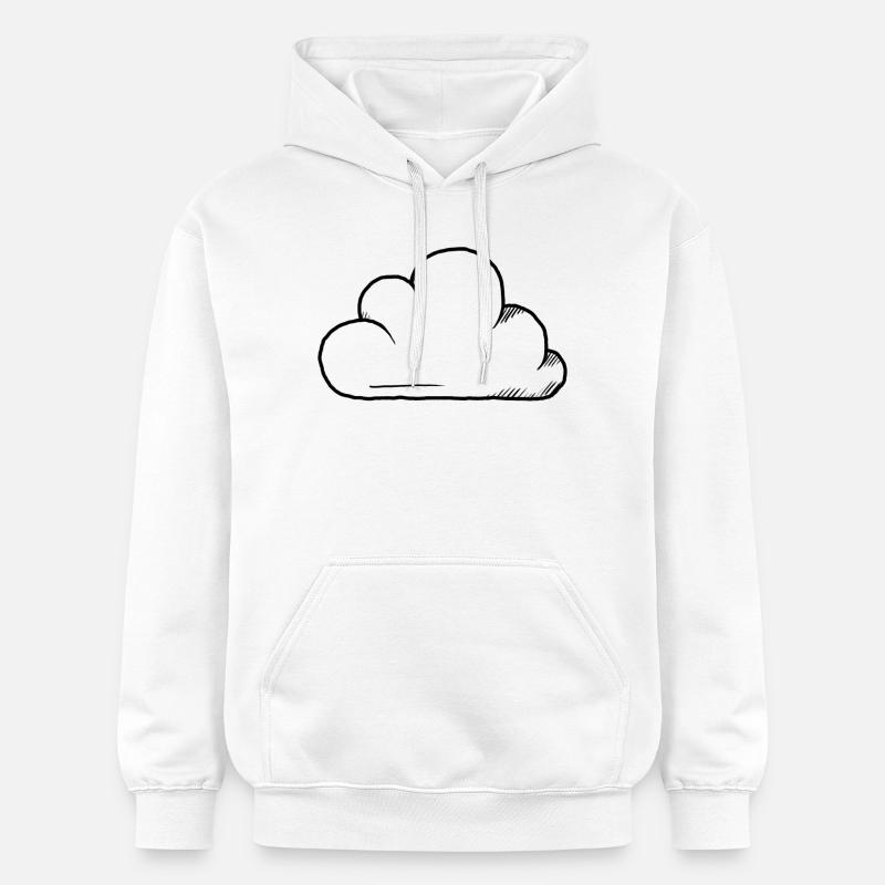 Conception du cloud - Sweat à capuche Softstyle® Gildan Unisexe - blanc