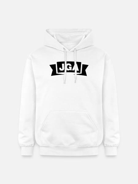 Bachelor Party Emblem / Logo - Gildan Unisex Softstyle® Midweight Hoodie - white