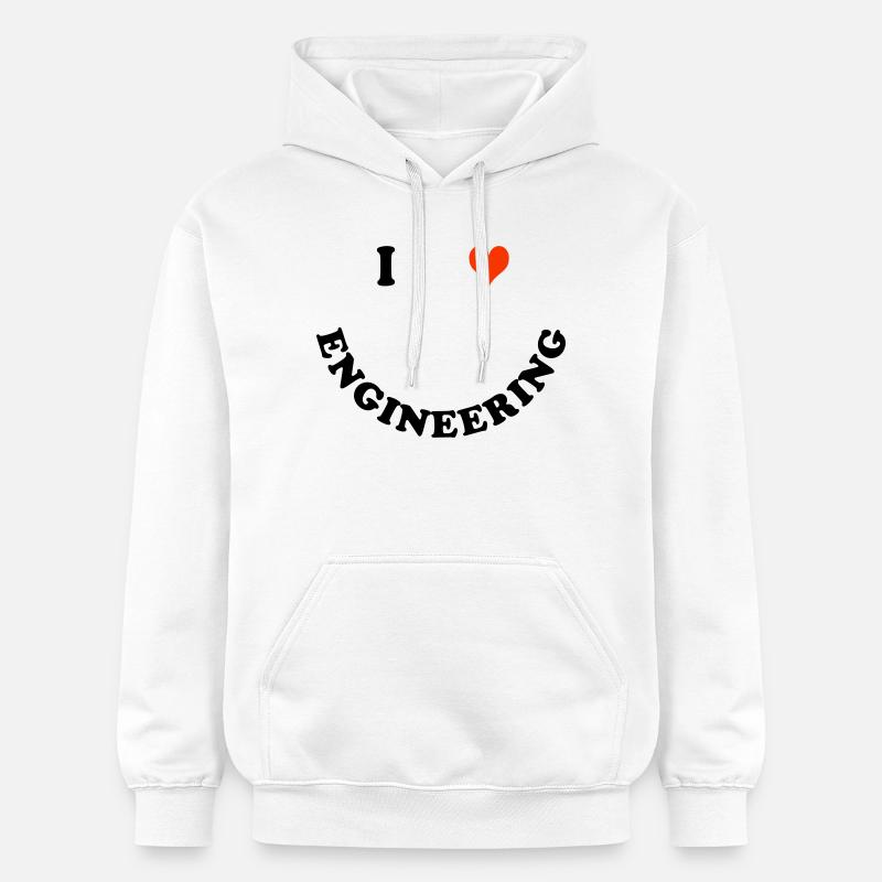 Engineer - Gildan Unisex Softstyle® Midweight Hoodie - white