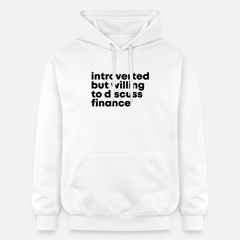 finance - Sweat à capuche Softstyle® Gildan Unisexe - blanc