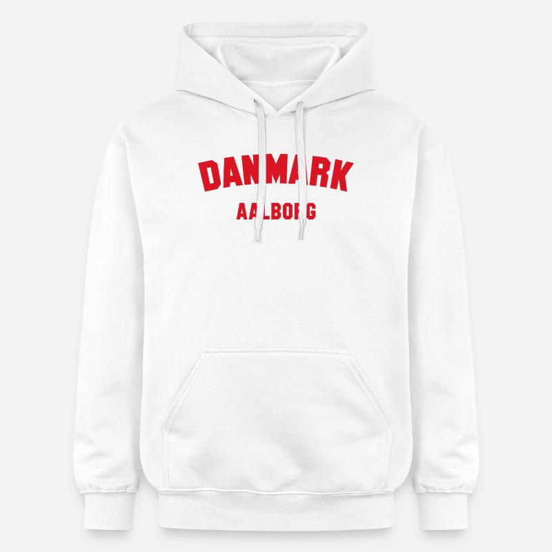 AALBORG Danemark Dänemark - Sweat à capuche Softstyle® Gildan Unisexe - blanc