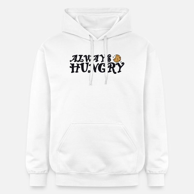 Toujours affamé avec les cookies - Sweat à capuche Softstyle® Gildan Unisexe - blanc