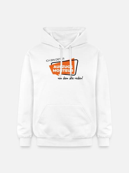 Aufzugsmonteur - Gildan Unisex Softstyle® Midweight Hoodie - Weiß