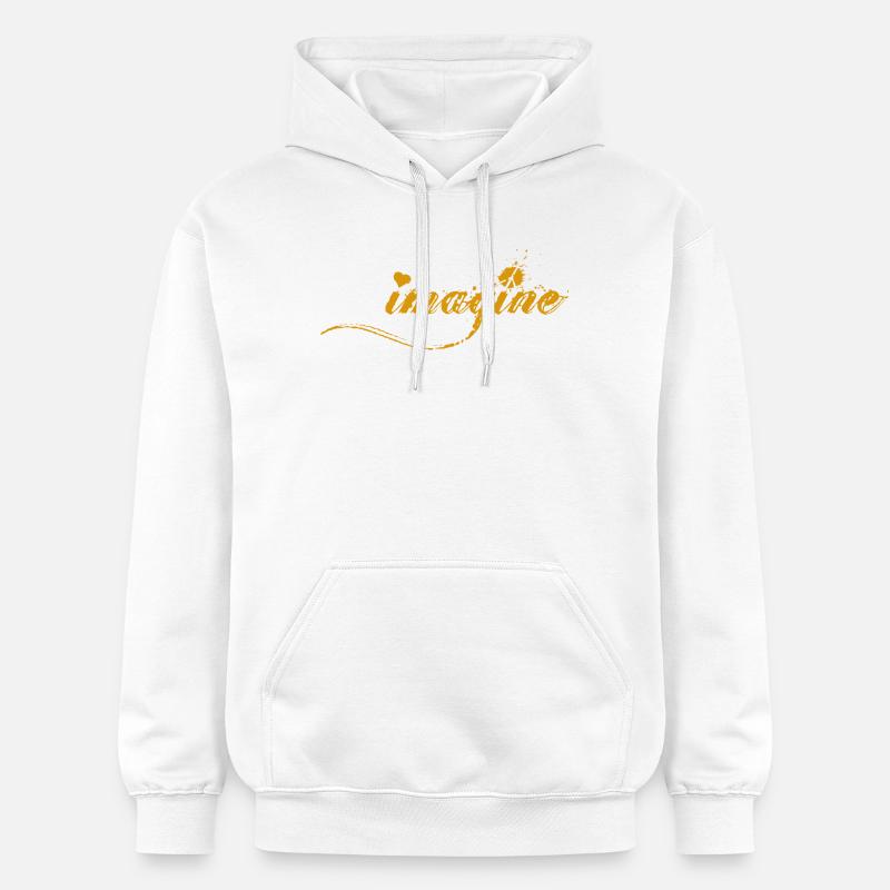 IMAGINER - Sweat à capuche Softstyle® Gildan Unisexe - blanc