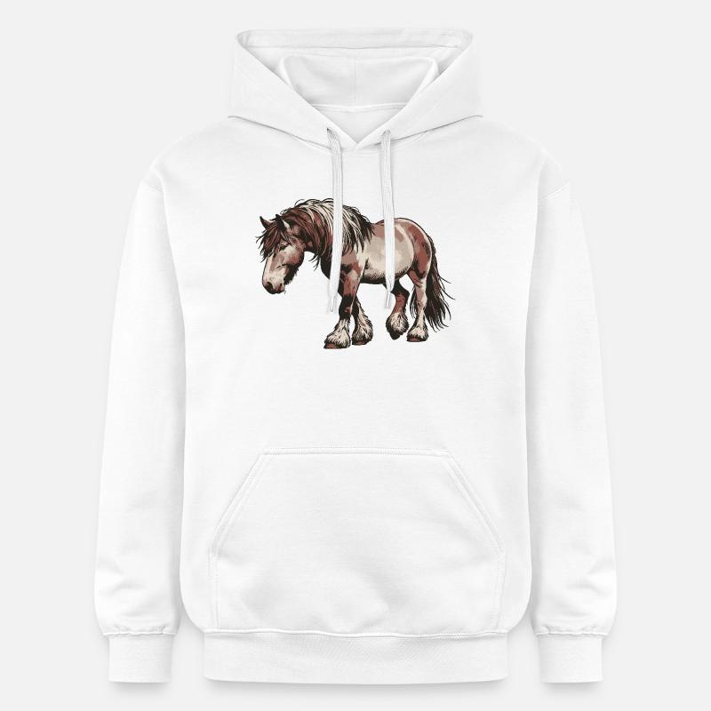 Trottez votre propre chemin - Sweat à capuche Softstyle® Gildan Unisexe - blanc