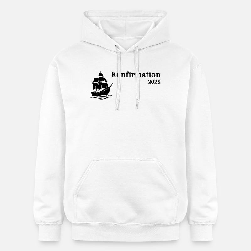 Confirmation 2025 Le navire prend la mer - Sweat à capuche Softstyle® Gildan Unisexe - blanc