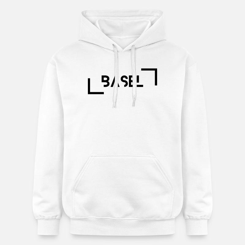 Noir de Bâle - Sweat à capuche Softstyle® Gildan Unisexe - blanc