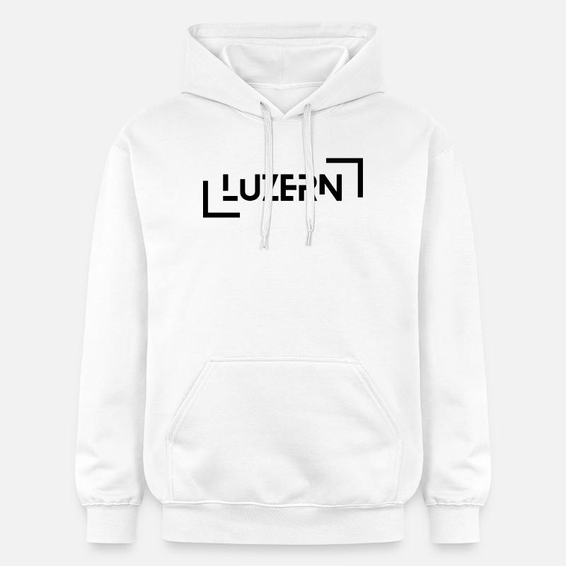 Luzerne - Sweat à capuche Softstyle® Gildan Unisexe - blanc