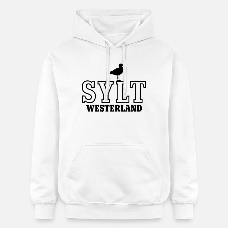 Sylt Westerland - Sweat à capuche Softstyle® Gildan Unisexe - blanc