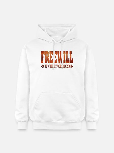 FreeWill - Gildan Unisex Softstyle® Midweight Hoodie - white