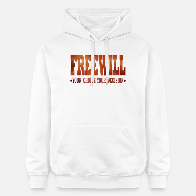 FreeWill - Gildan Unisex Softstyle® Midweight Hoodie - white