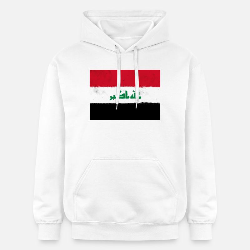 Drapeau de l’Irak - Sweat à capuche Softstyle® Gildan Unisexe - blanc