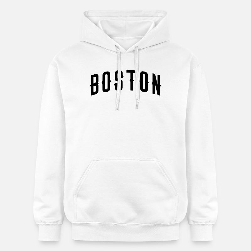 Boston - Sweat à capuche Softstyle® Gildan Unisexe - blanc