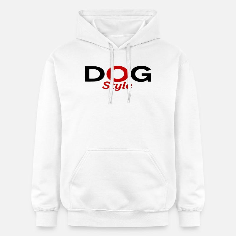 Dogstyle - Sweat à capuche Softstyle® Gildan Unisexe - blanc