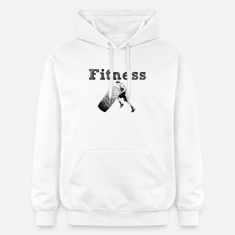 Aptitude - Sweat à capuche Softstyle® Gildan Unisexe - blanc