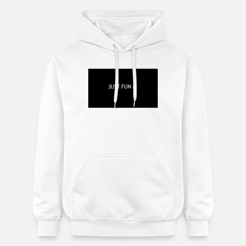 FUN - Sweat à capuche Softstyle® Gildan Unisexe - blanc