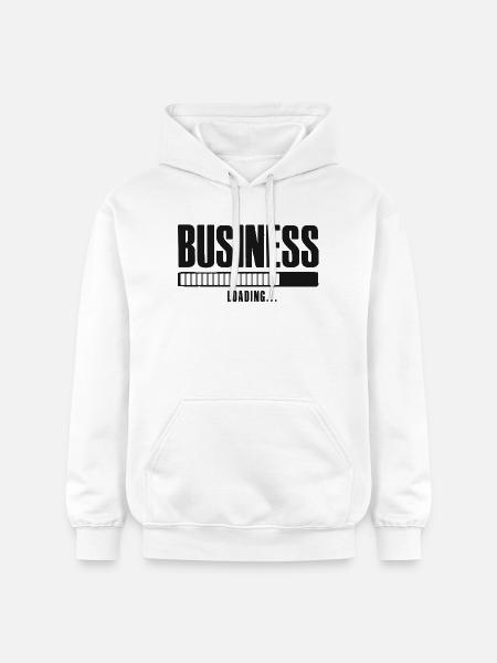 Business Loading Online Business Affiliate - Gildan Unisex Softstyle® Midweight Hoodie - white