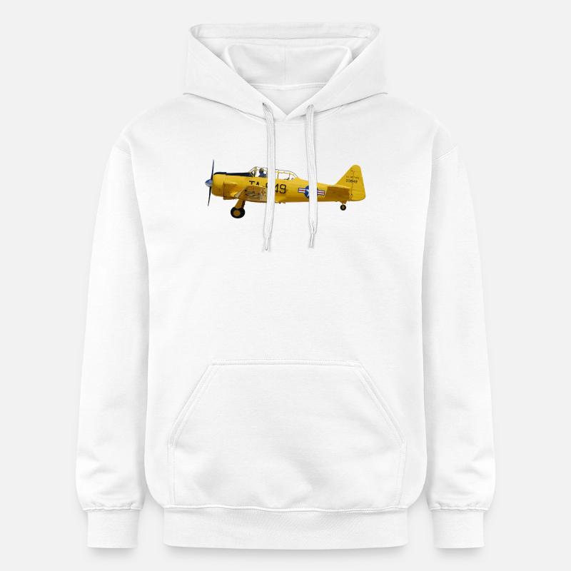 T-6 Texan - Sweat à capuche Softstyle® Gildan Unisexe - blanc