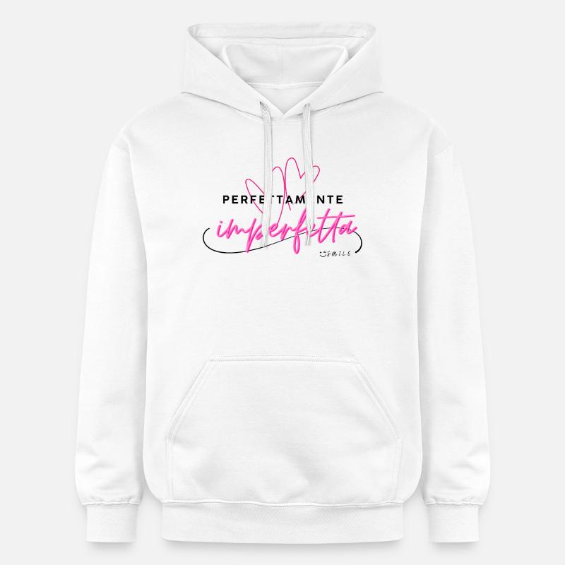Perfettamente_Imperfetta - Sweat à capuche Softstyle® Gildan Unisexe - blanc