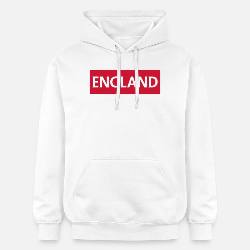 Conception de l’emblème de l’Angleterre Blackburn - Sweat à capuche Softstyle® Gildan Unisexe - blanc