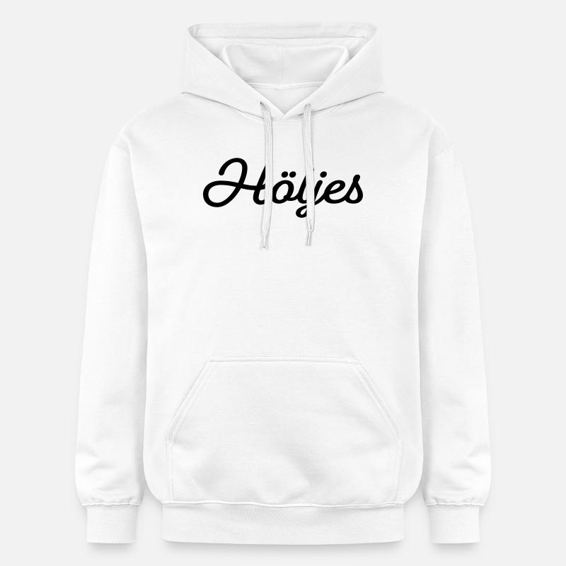 Couvercle noir - Sweat à capuche Softstyle® Gildan Unisexe - blanc