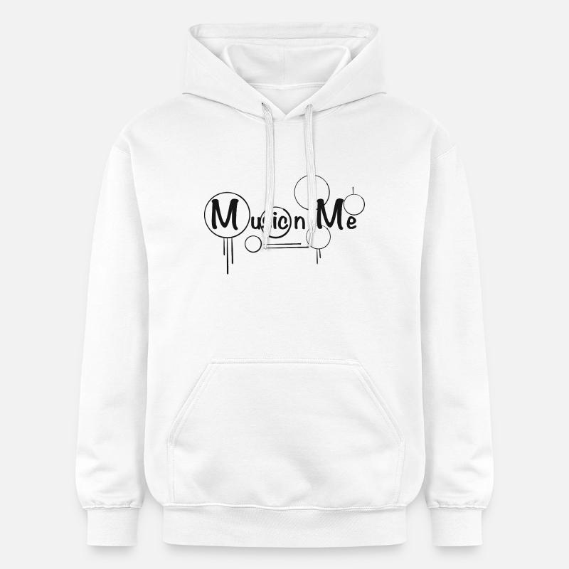 Conception musicale - Sweat à capuche Softstyle® Gildan Unisexe - blanc