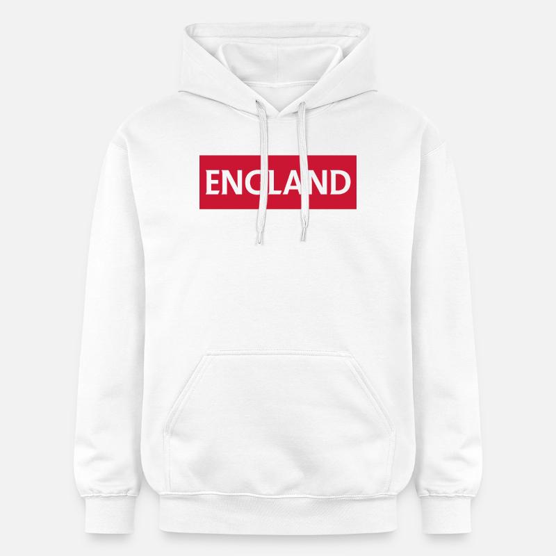Conception des drapeaux anglais Oldham - Sweat à capuche Softstyle® Gildan Unisexe - blanc