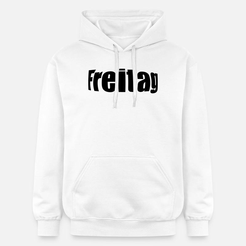 Vendredi - Sweat à capuche Softstyle® Gildan Unisexe - blanc