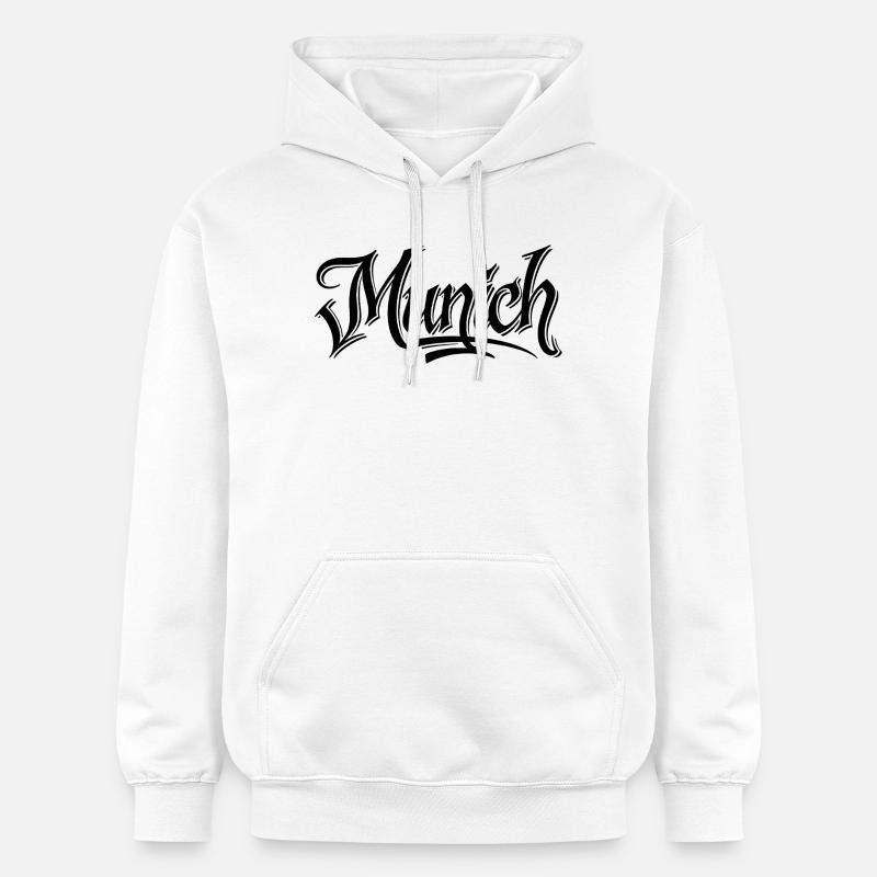 Munich - Sweat à capuche Softstyle® Gildan Unisexe - blanc