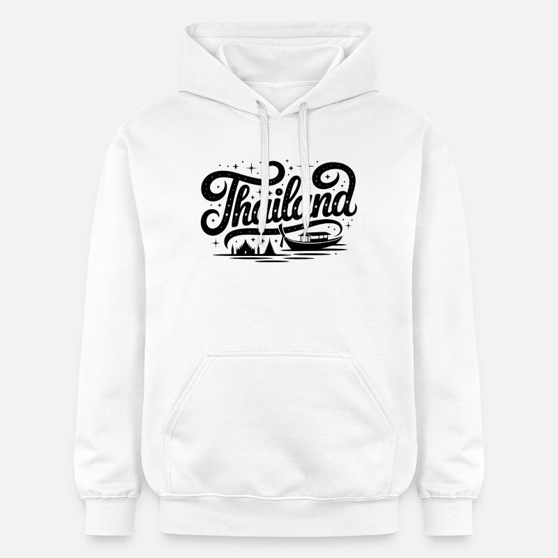 Thaïlande - Conception de souvenirs - Sweat à capuche Softstyle® Gildan Unisexe - blanc