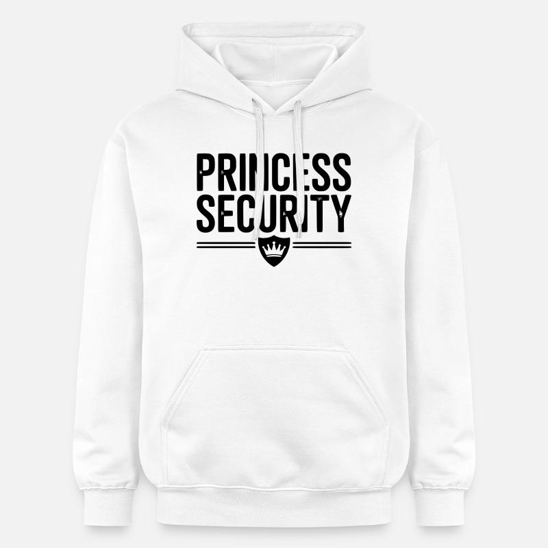 Sécurité de la princesse - Sweat à capuche Softstyle® Gildan Unisexe - blanc
