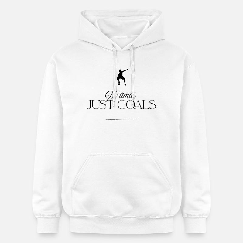 No limits- just goals - Sweat à capuche Softstyle® Gildan Unisexe - blanc