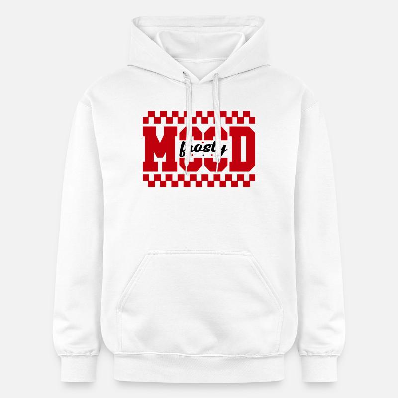 Impression graphique MAD Grid - Sweat à capuche Softstyle® Gildan Unisexe - blanc