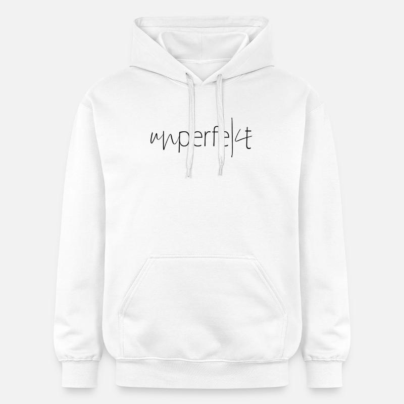 Dire imparfait Pas une bizarrerie parfaite - Sweat à capuche Softstyle® Gildan Unisexe - blanc