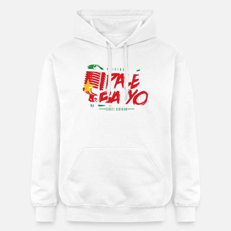 LOGO PBY EDITION DRAPEAU 971 GUADELOUPE - Sweat à capuche Softstyle® Gildan Unisexe - blanc