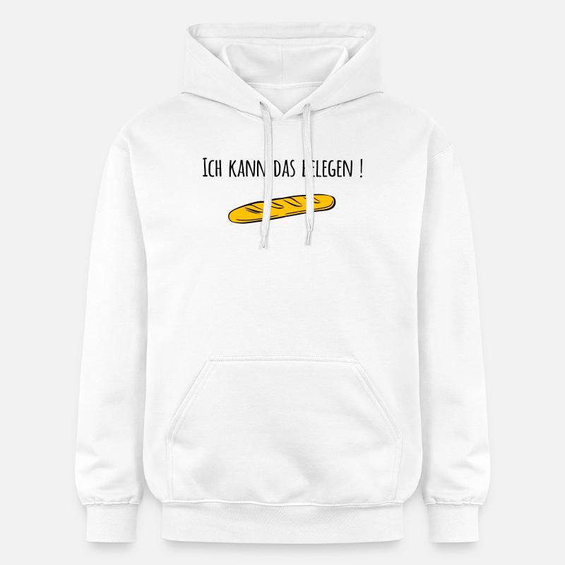 Baguette - Sweat à capuche Softstyle® Gildan Unisexe - blanc