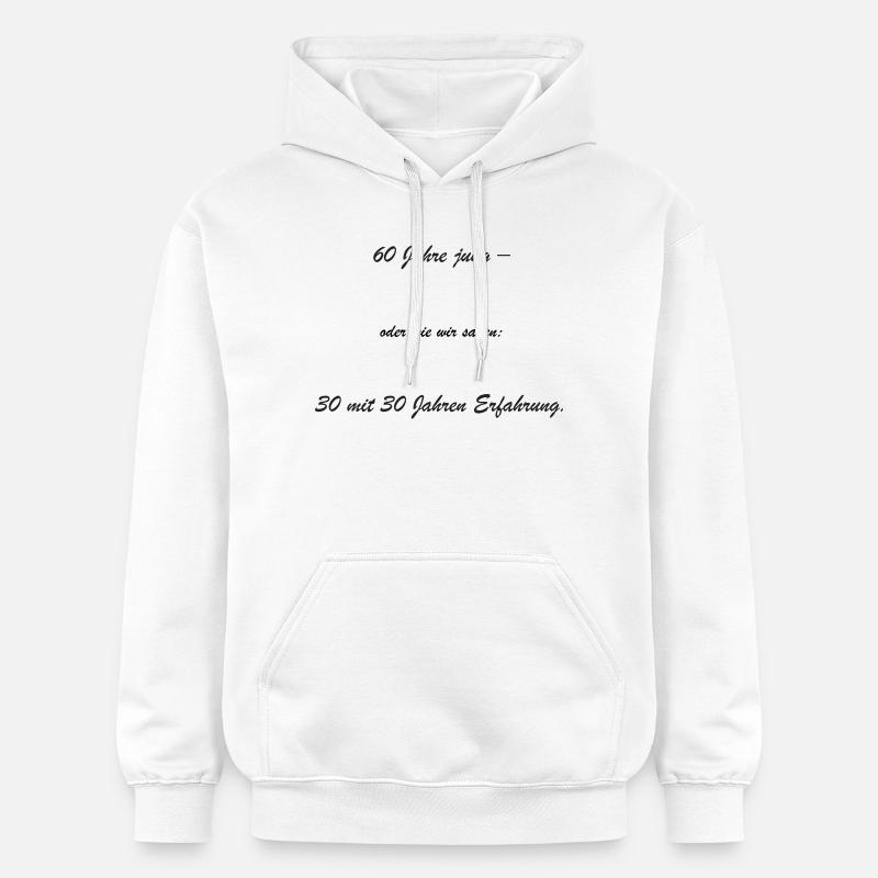 60 ans – 30 ans d’expérience - Sweat à capuche Softstyle® Gildan Unisexe - blanc